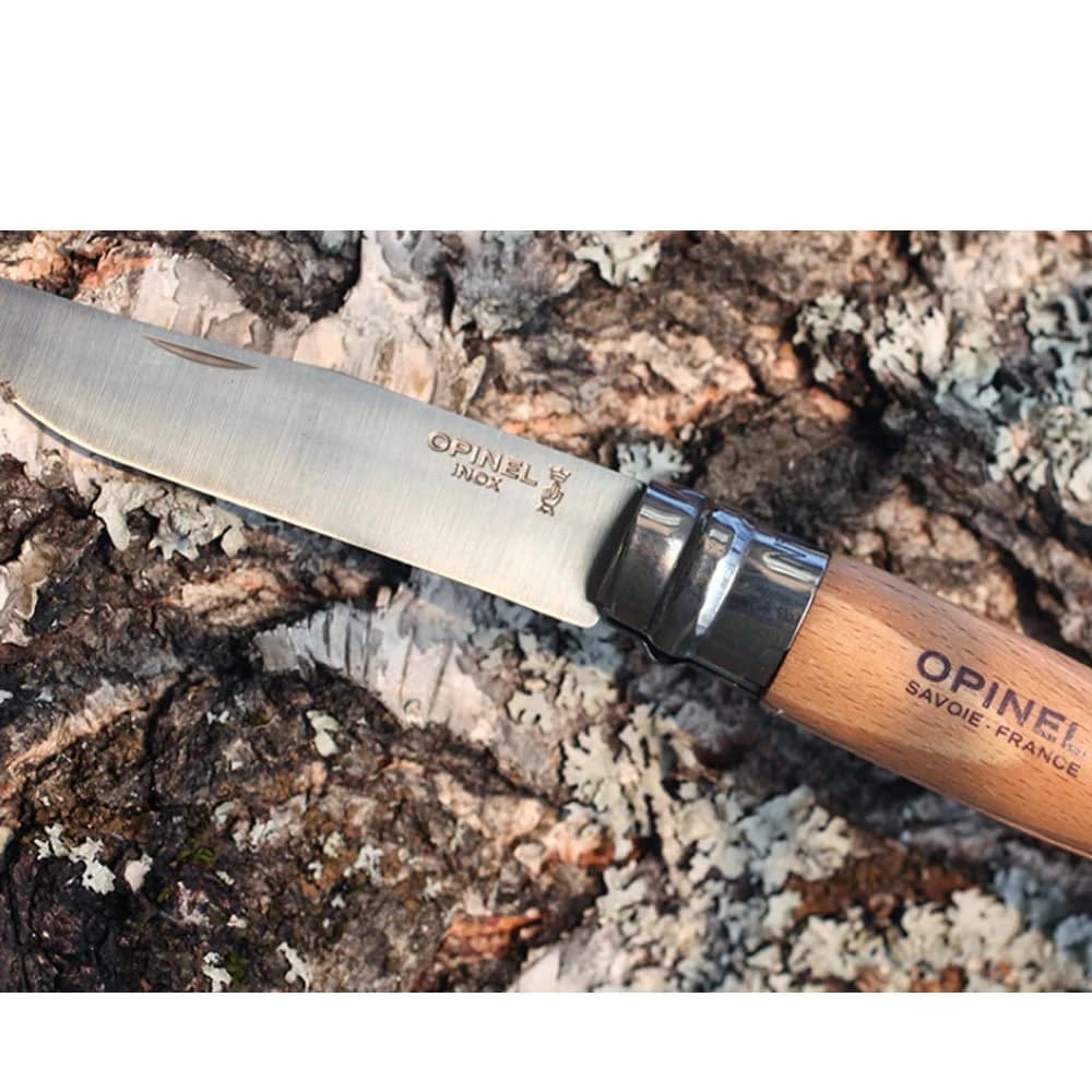 Opinel Inox 10 No Kayın Saplı Paslanmaz Çelik Çakı — 4