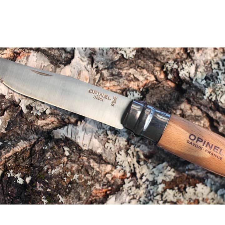 Opinel Inox 10 No Kayın Saplı Paslanmaz Çelik Çakı — 4