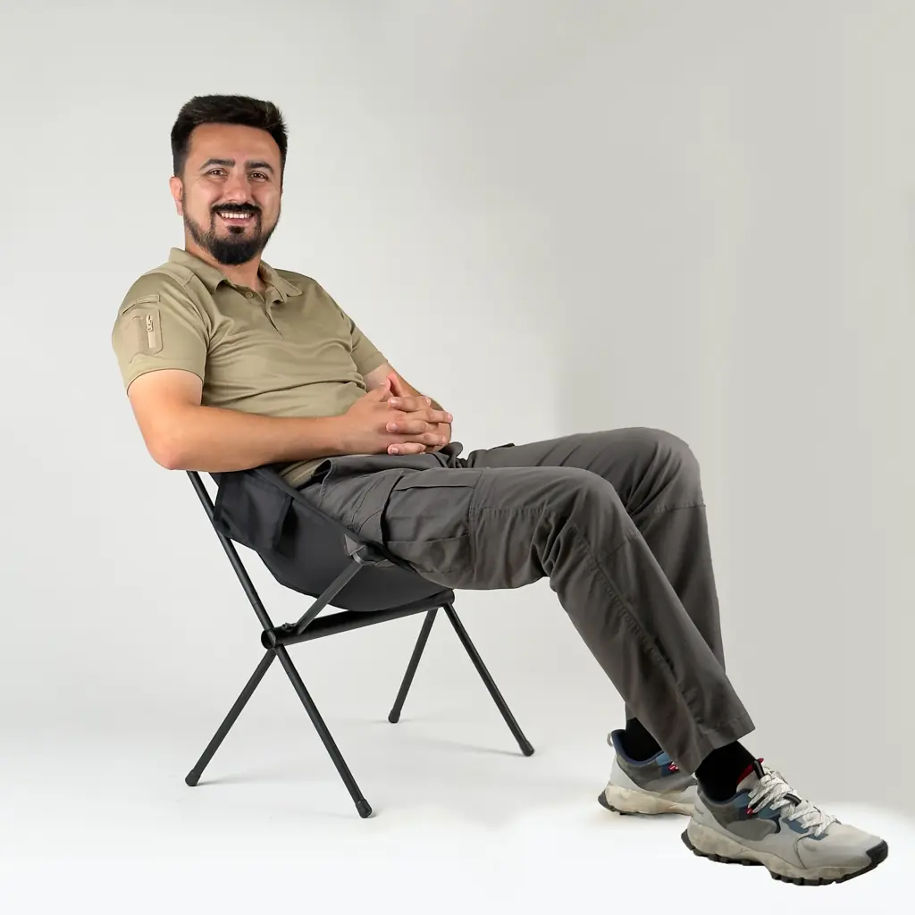 Kvox Trik Katlanır Kamp Motosiklet Sandalyesi — 2