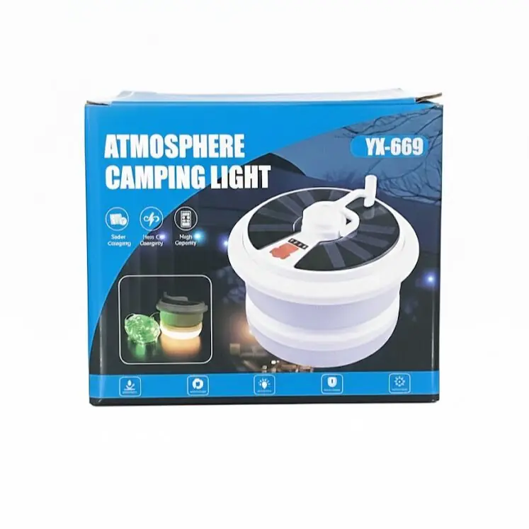 Güneş Enerjili Solar Kamp & Çadır Lambası-Büyük Boy — 3