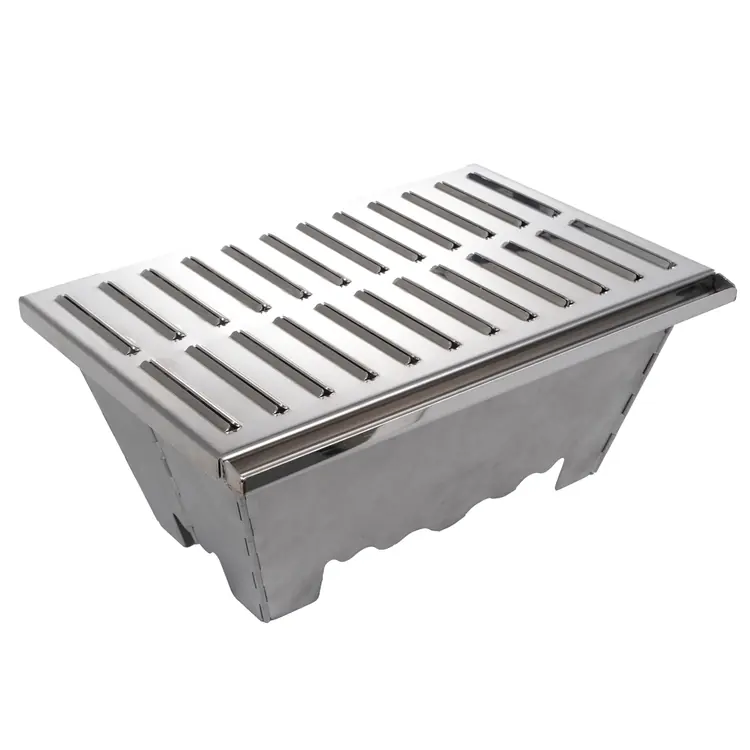 Zugspitzar Artera Metal Çantalı Yağ Oluklu Katlanır Mangal — 1