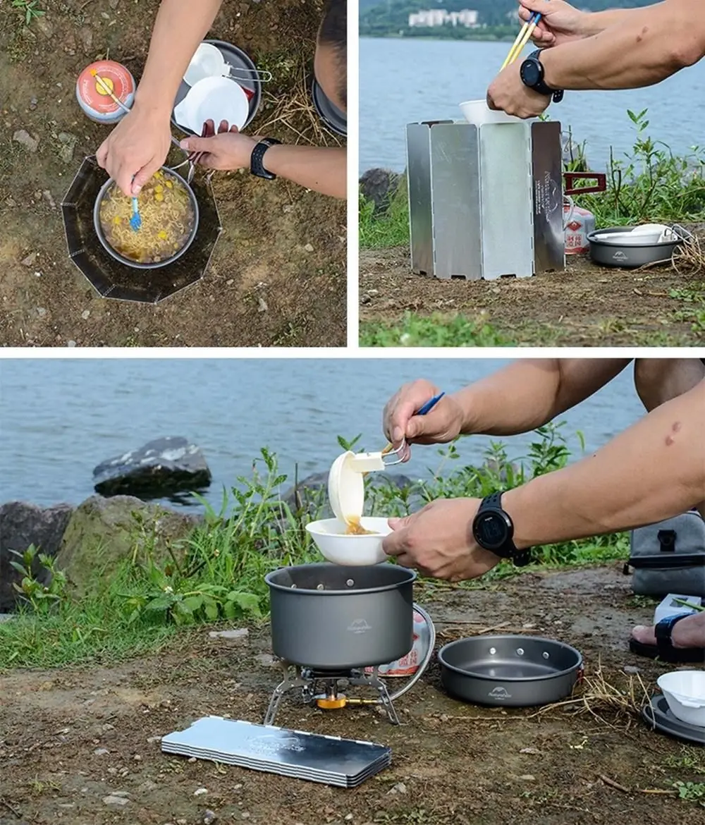 Naturehike Katlanır Rüzgar Kesici Aparat | 10 Parça | — 7