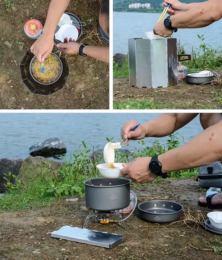Naturehike Katlanır Rüzgar Kesici Aparat | 10 Parça | — 7