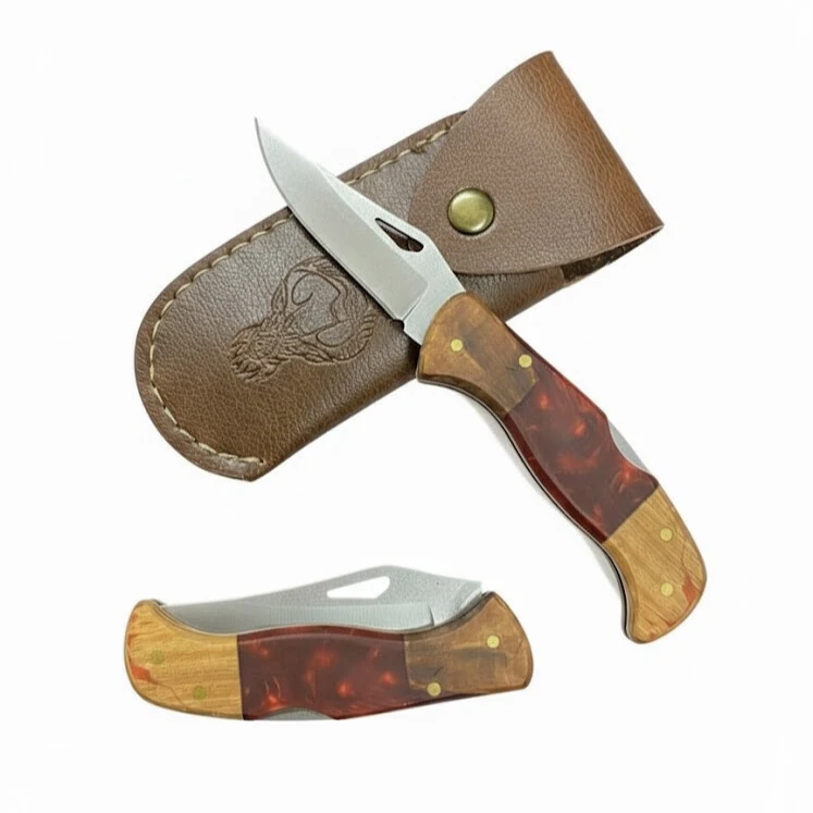 HC Çakı – Zeytin Epoksi Kabzalı, Kilitli Çakı