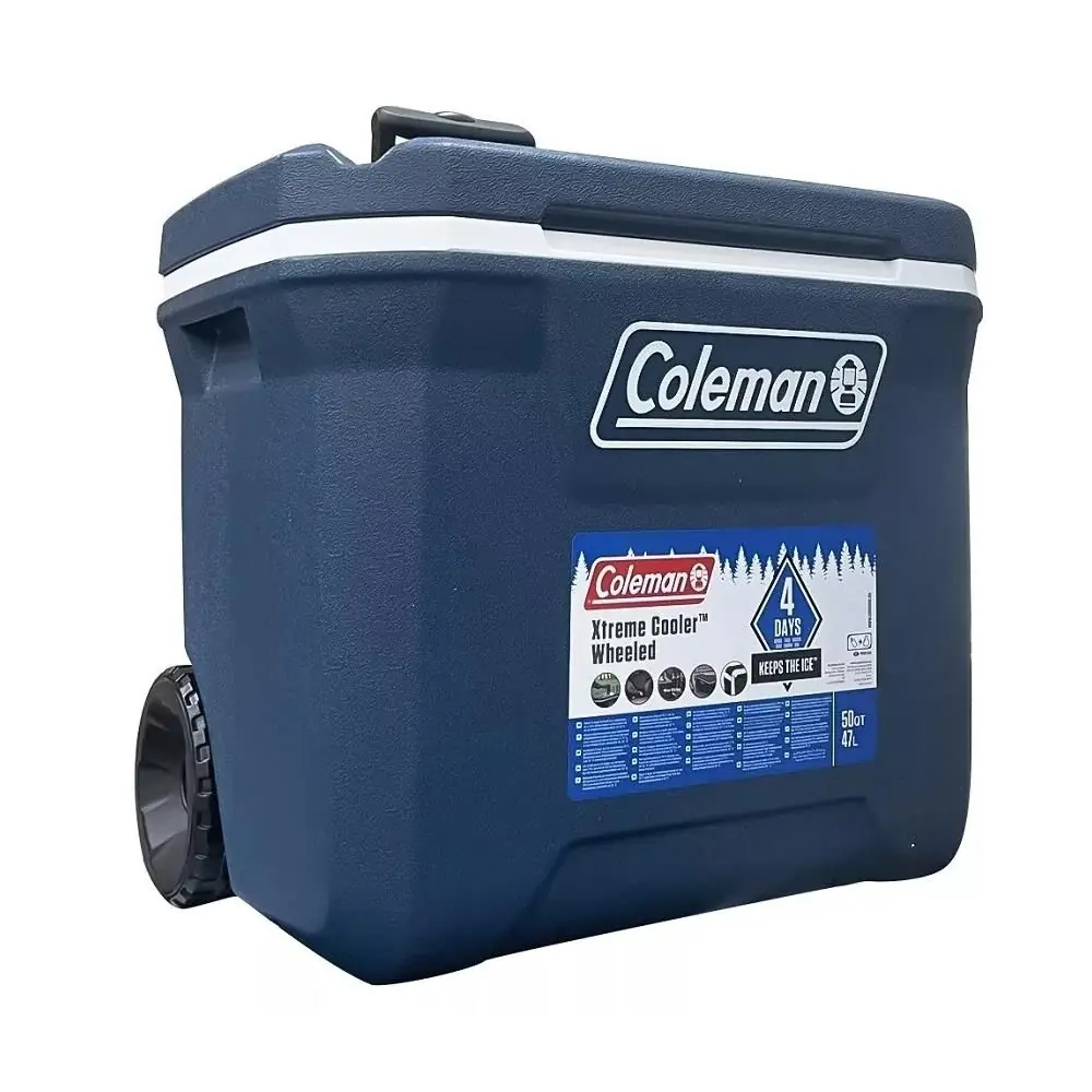 Coleman Xtreme Cooler Wheeled 50 QT Tekerlekli Soğutucu Buzluk 47 Lt Space Blue — 7
