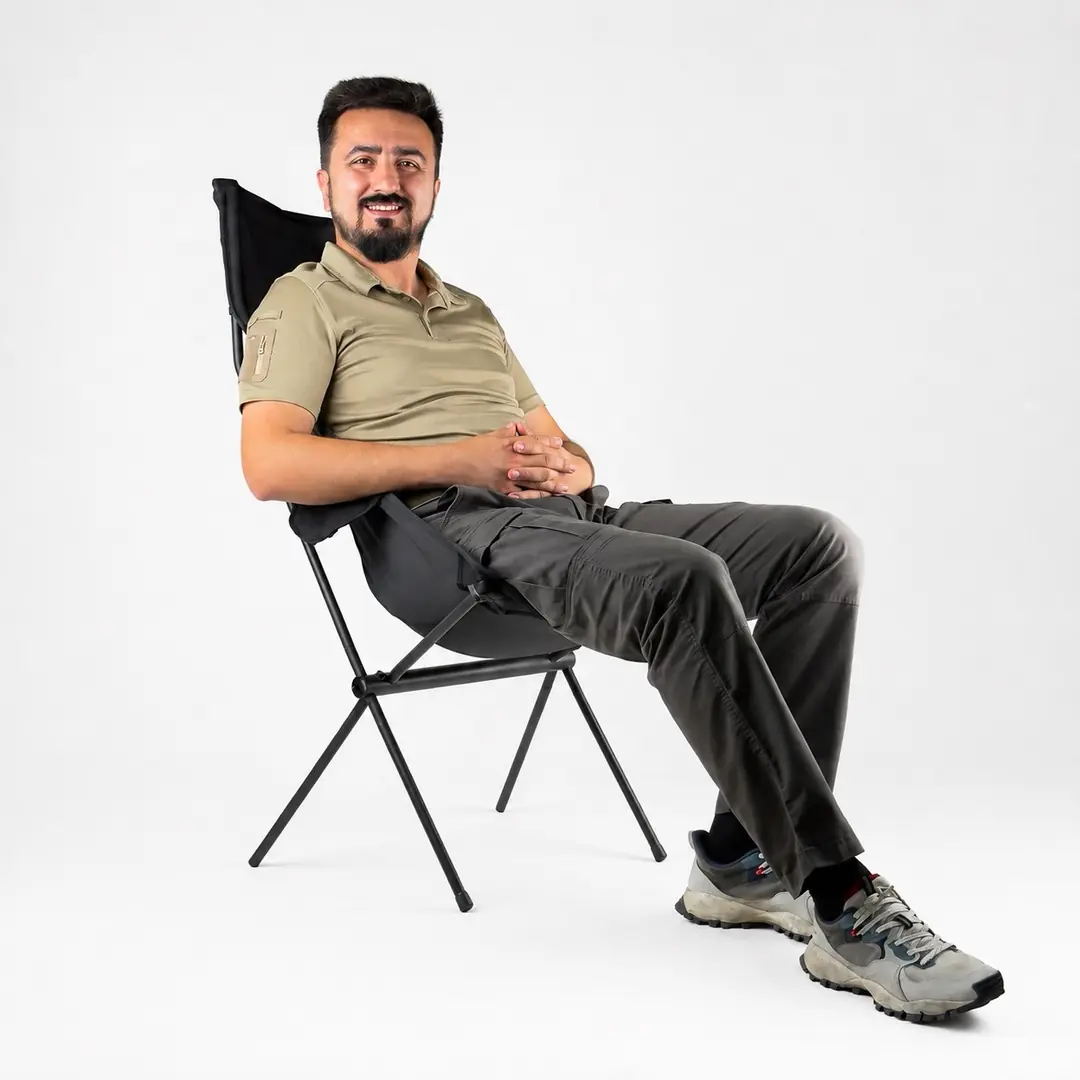 Kvox Trik Katlanır Kamp Motosiklet Sandalyesi — 3