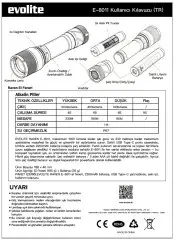 Evolite Raven 1000 lm Şarjlı El Feneri — 5