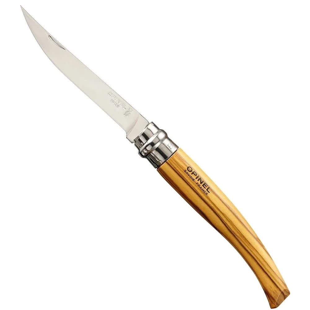 Opinel Inox 10 No Ahşap Kutulu Zeytin Saplı Fleto Çakı — 1