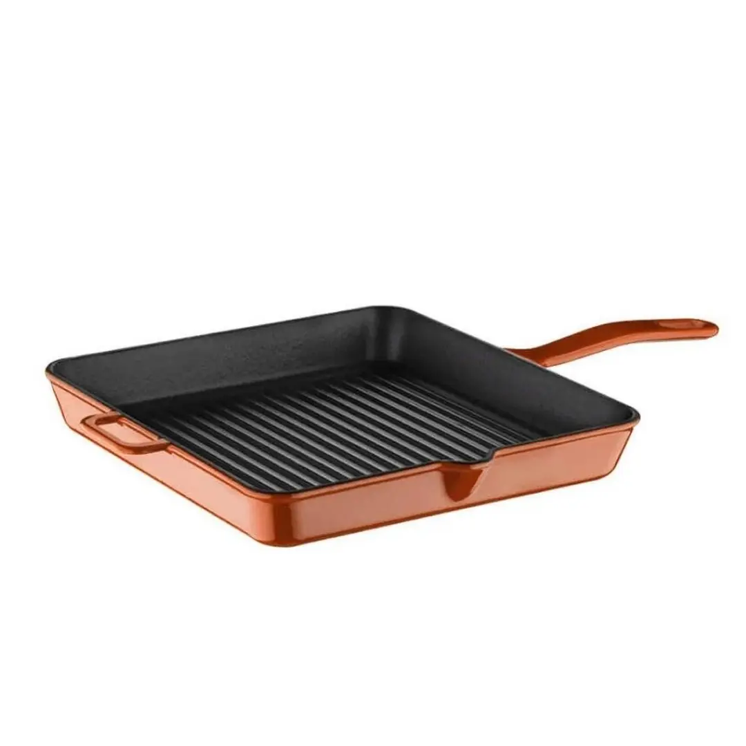 Iron Kare Izgara Döküm Tava 30 cm — 1
