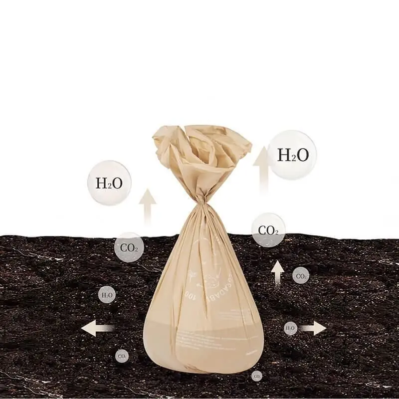 Naturehike Biyolojik 3 Katlı Tamamen Parçalanabilir Çöp Torbası [PBAT + PLA] — 3