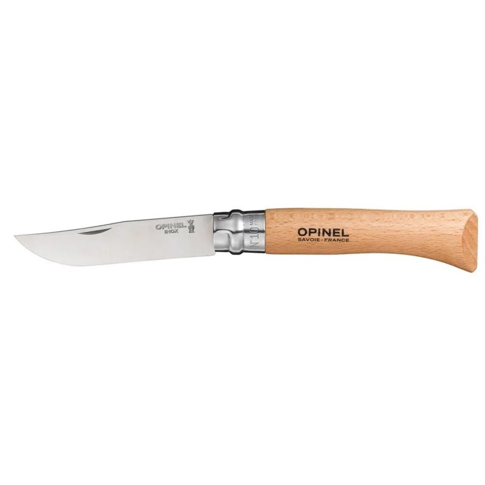 Opinel Inox 10 No Kayın Saplı Paslanmaz Çelik Çakı