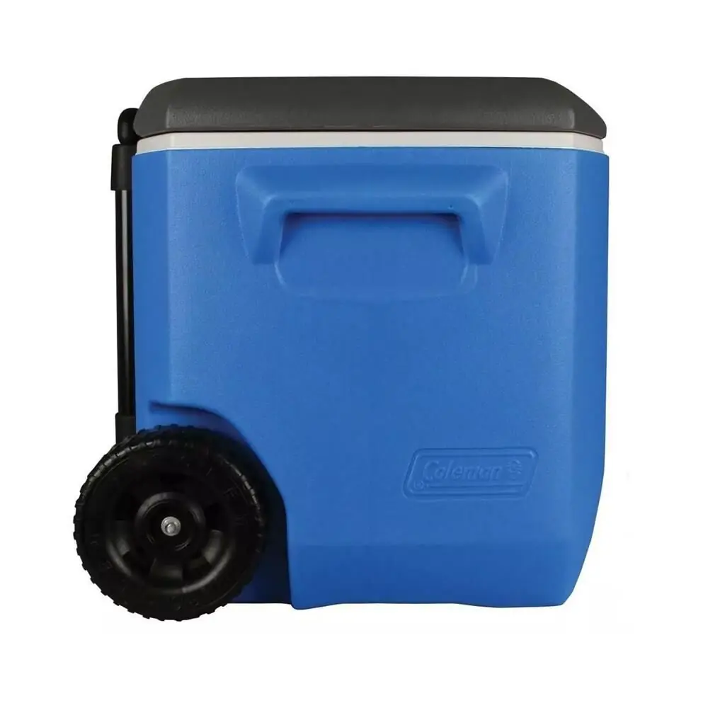 Coleman Performance Tri Coler Wheeled 60 QT Tekerlekli Soğutucu Buzluk 56 Lt MAVİ — 4