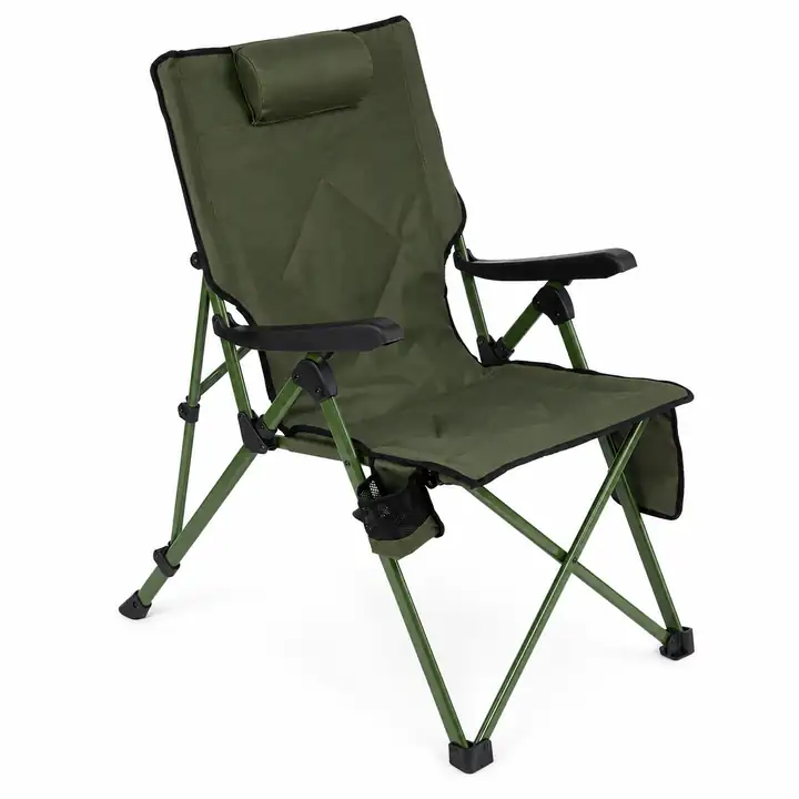 Madfox FlexLounge 3X Katlanabilir Kamp Sandalyesi - Steel Moss