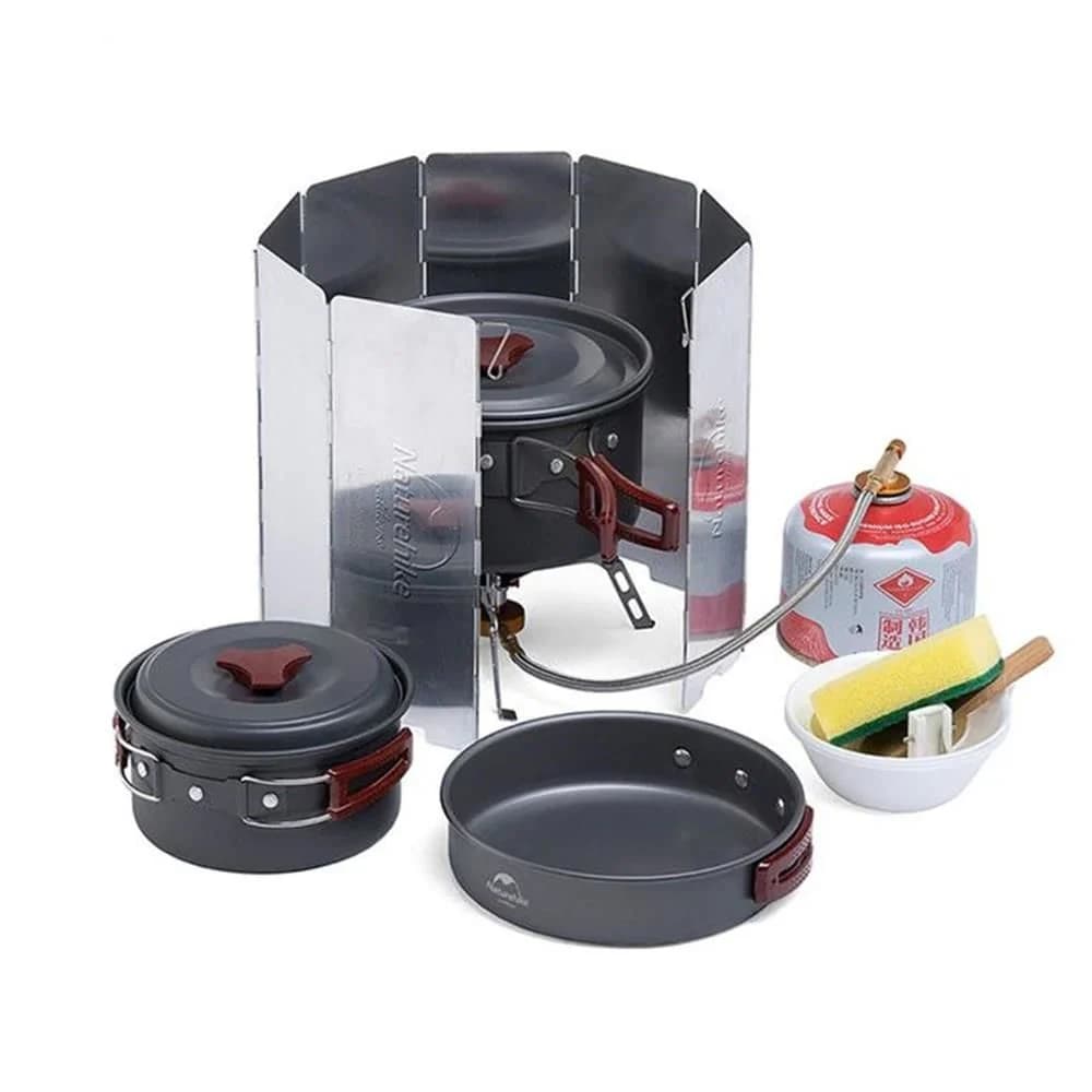 Naturehike Katlanır Rüzgar Kesici Aparat | 8 Parça | — 4