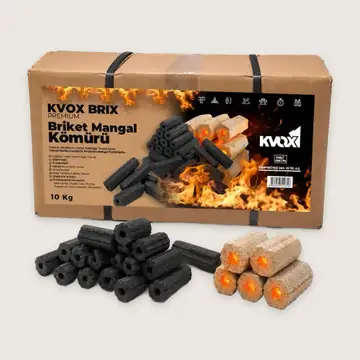 KVOX BRIX Mangal Kömürü Koli Seti