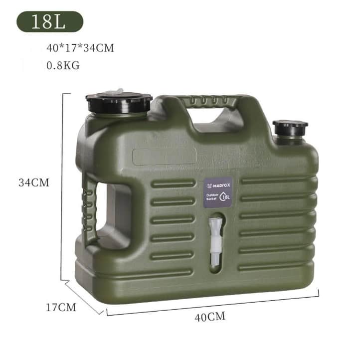 Madfox Galon Air PE Musluklu Su Bidonu 18 Litre — 3