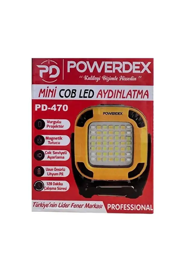 POWERDEX PD-470 Mini Cob Led Aydınlatma — 2