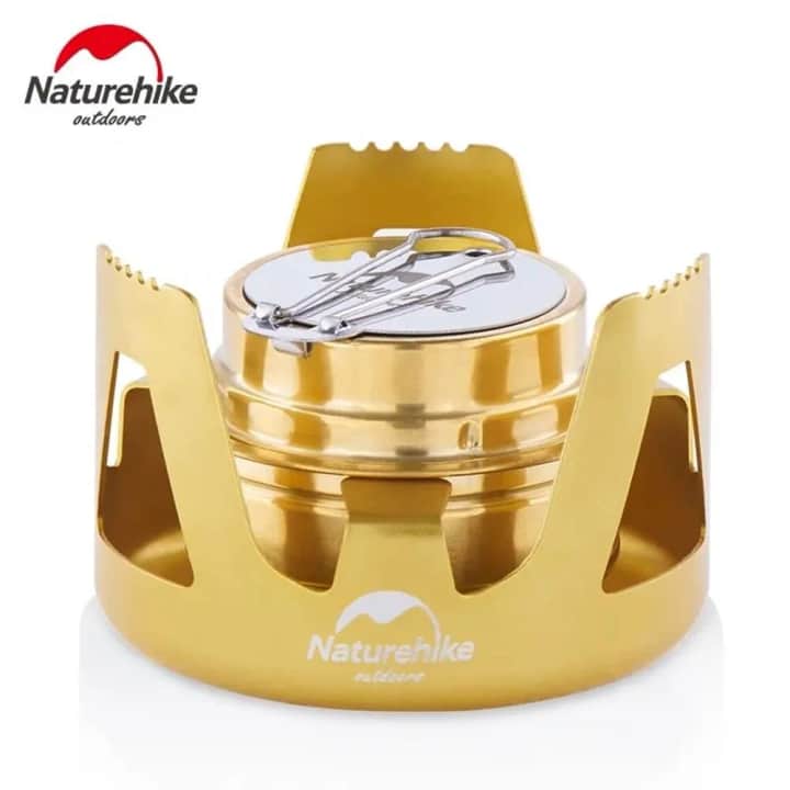 Naturehike LT01 Taşınabilir Alkol Ocağı | Kamp Ocağı GOLD — 1