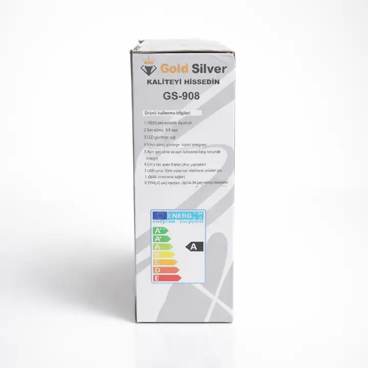 Gold Silver GS 908 Güneş Enerjili Mp3 Radyo Işıldak Fener Aydınlatma — 2