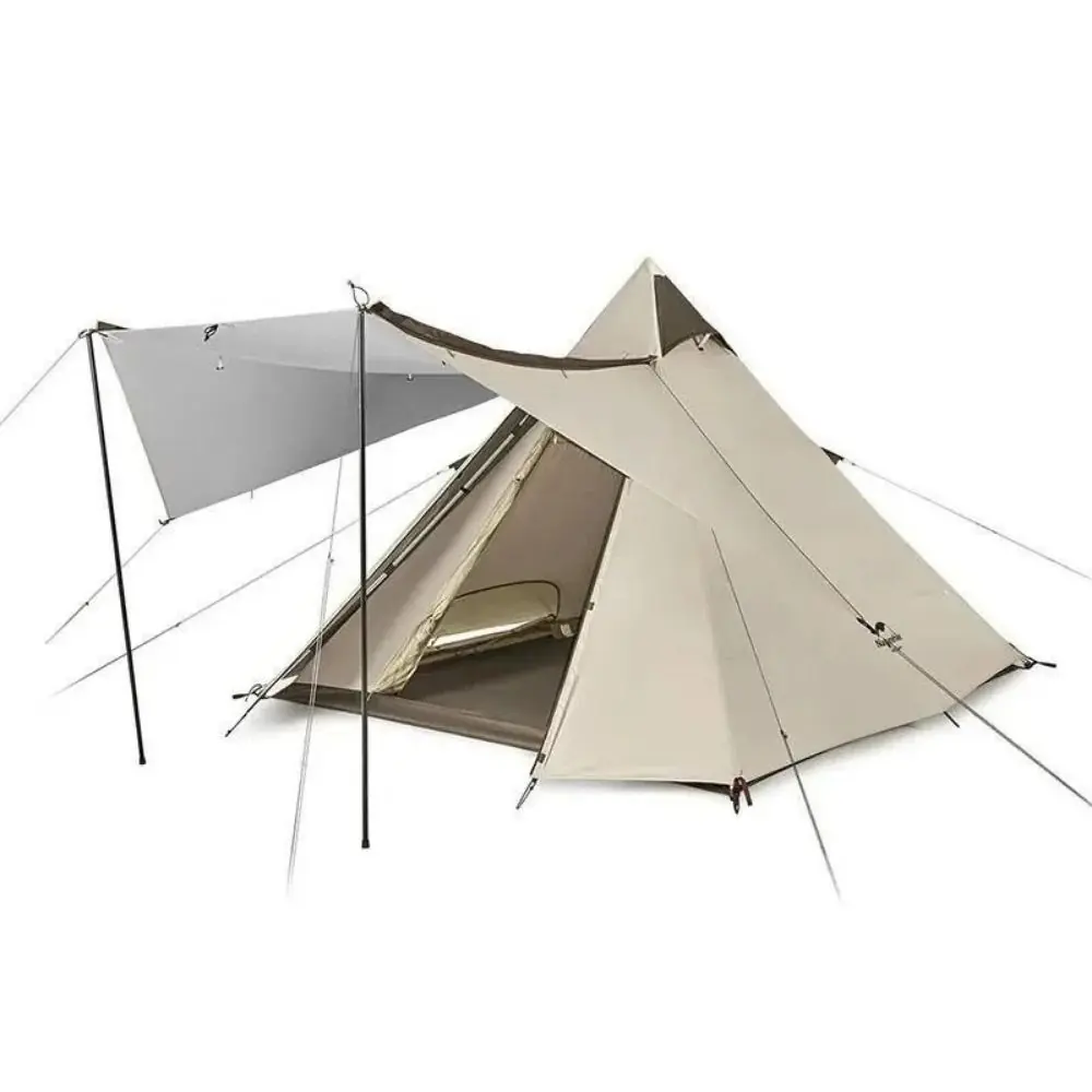 Naturehike Glamping 4 Kişilik Çift Katmanlı Otomatik Kurulum Piramid Çadır — 1