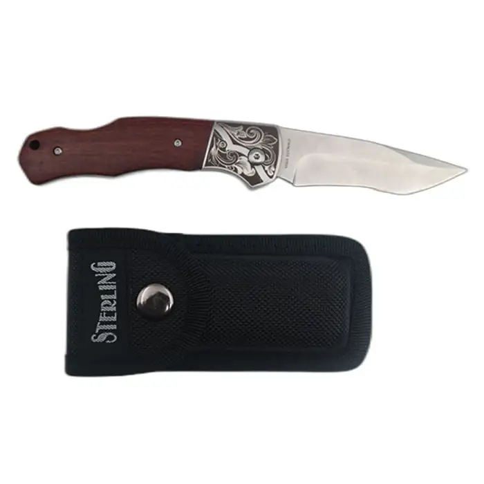 STERLING 11 cm Lock Back Kahverengi Çakı — 4