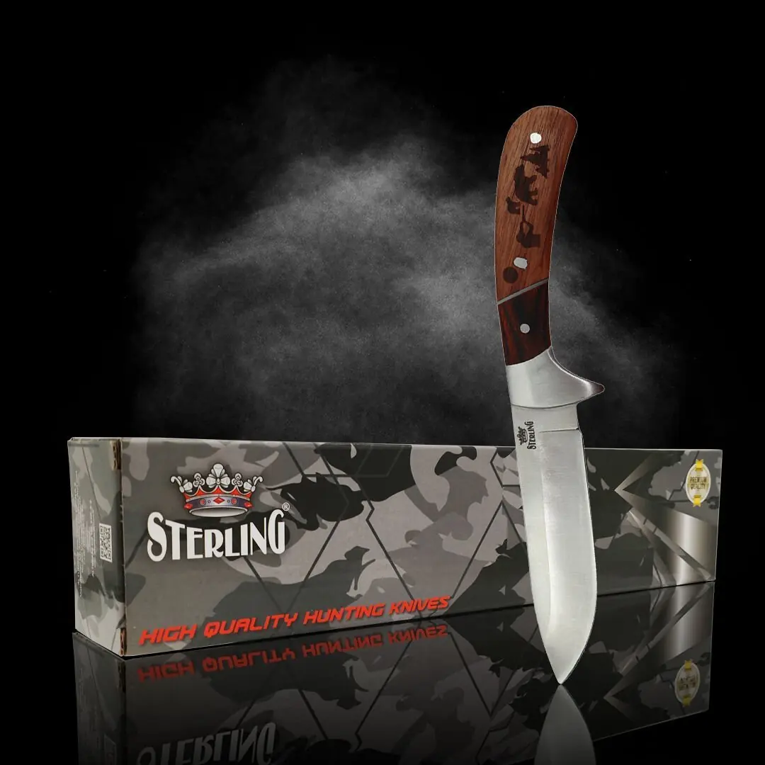  S. STERLING 20 cm Kahverengi Avcı Bıçağı — 3