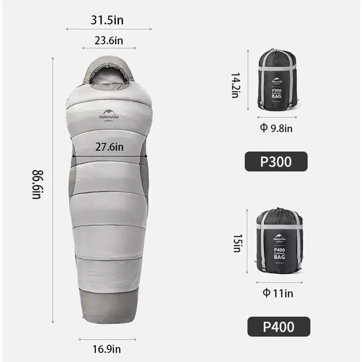 Naturehike Penguin Pamuklu Uyku Tulumu Broad Cold Brown - P300 - P400 — 2