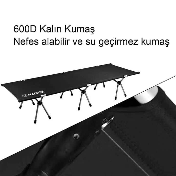 Madfox Avanger Katlanır Kamp Yatağı [ Kampet ] Siyah — 3