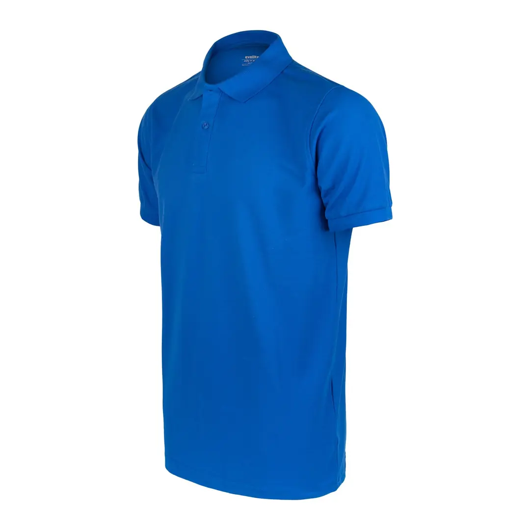 Evolite DeepRaw Bay Polo  T-Shirt - Sax — 3
