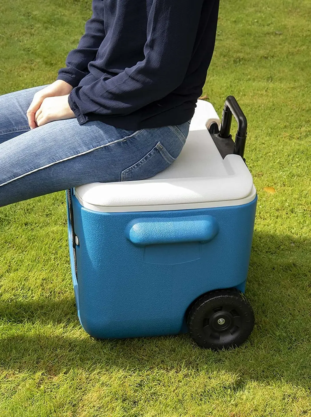 Coleman Poly-Lite Wheeled Mesh 50 QT Tekerlekli Soğutucu Buzluk 47.3 Lt — 6