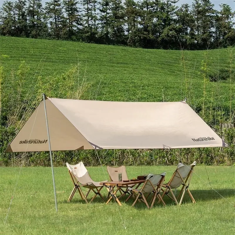 Naturehike Square Glamping 3x4 mt Tarp [Güneş ve Rüzgar Koruma Tentesi] Quicksand Gold — 4