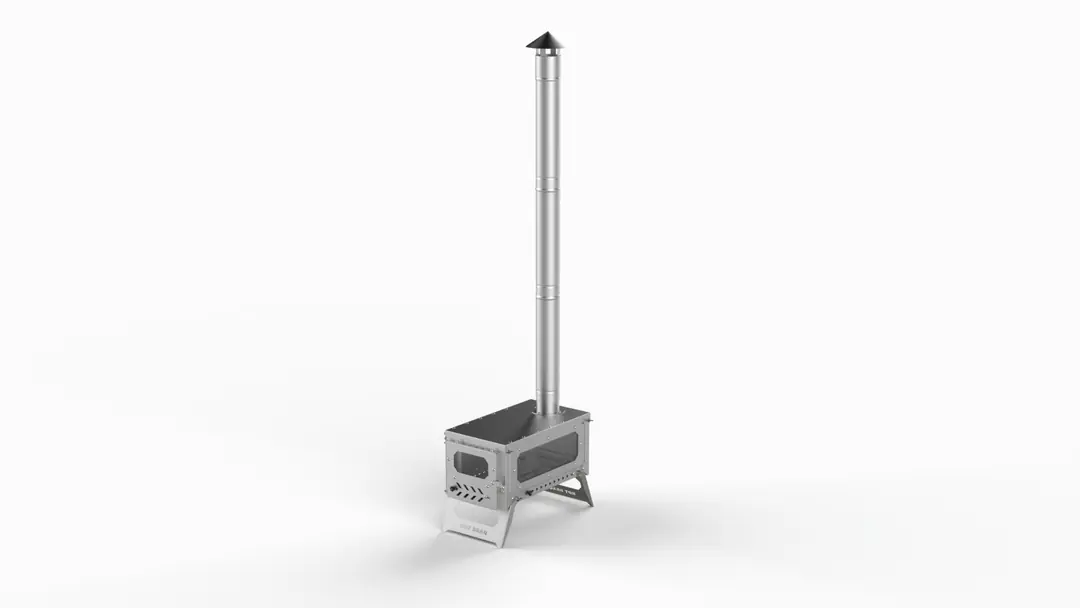 Hot Tent Inox Stove Portable Katlanabilir Kamp Sobası — 6