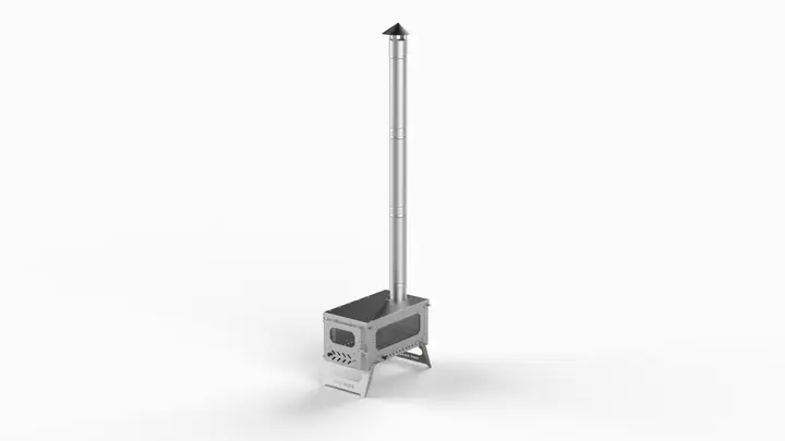 Hot Tent Inox Stove Portable Katlanabilir Kamp Sobası — 6