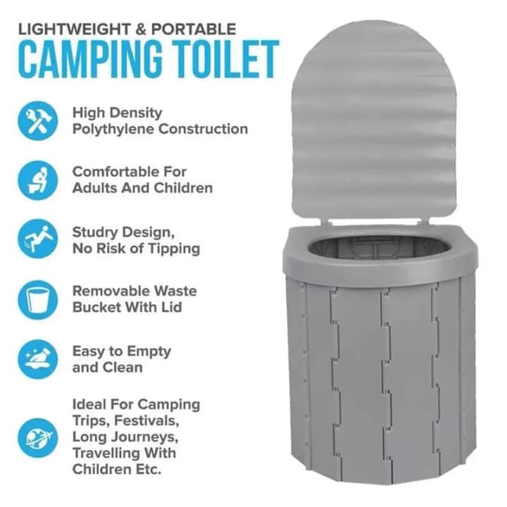 Madfox Bi-Pot Katlanır Portatif Kamp Tuvaleti [Wc] — 3