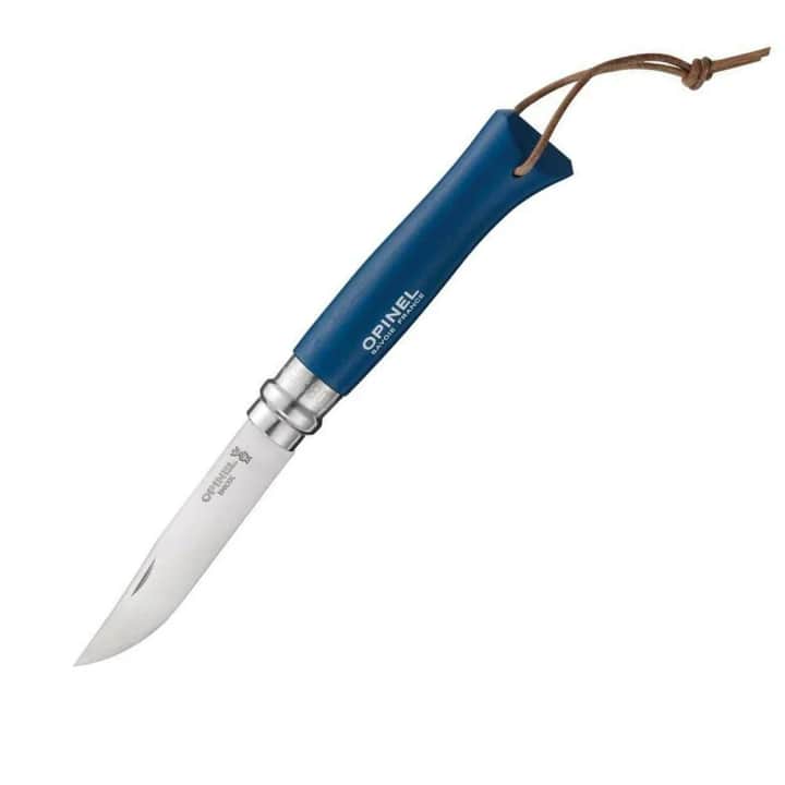 Opinel Inox 8 No Deri Kılıflı Paslanmaz Çakı (Mavi) — 3
