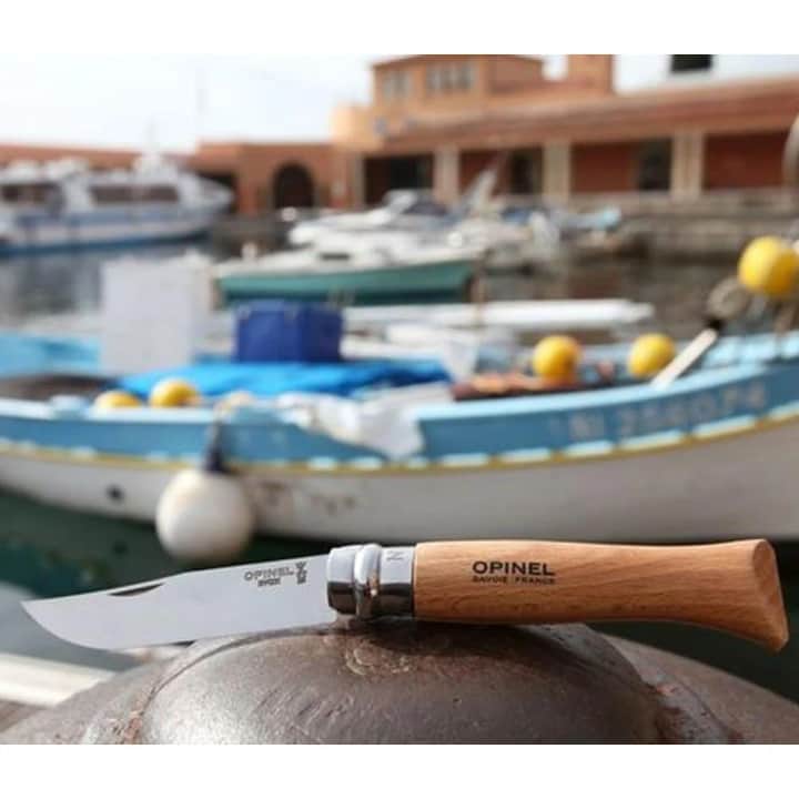 Opinel Inox 7 No Kayın Saplı Paslanmaz Çelik Çakı — 3