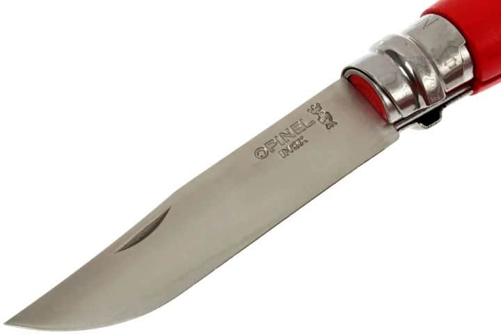 Opinel Inox No 8 Gürgen Saplı Paslanmaz Çelik Çakı (Kırmızı) — 3
