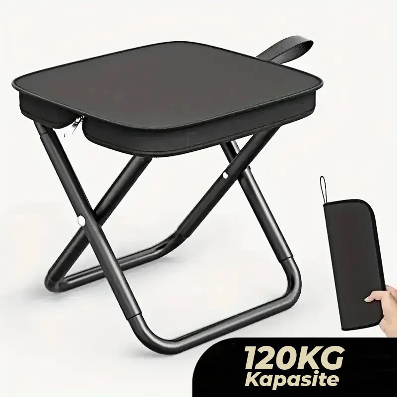 Northopia Flip Katlanır Kamp Taburesi - Siyah