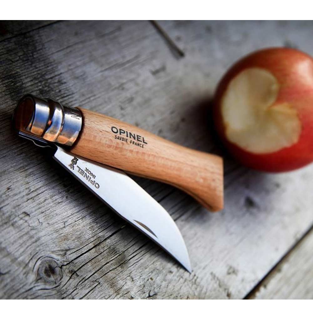 Opinel Inox 8 No Kayın Saplı Paslanmaz Çelik Çakı