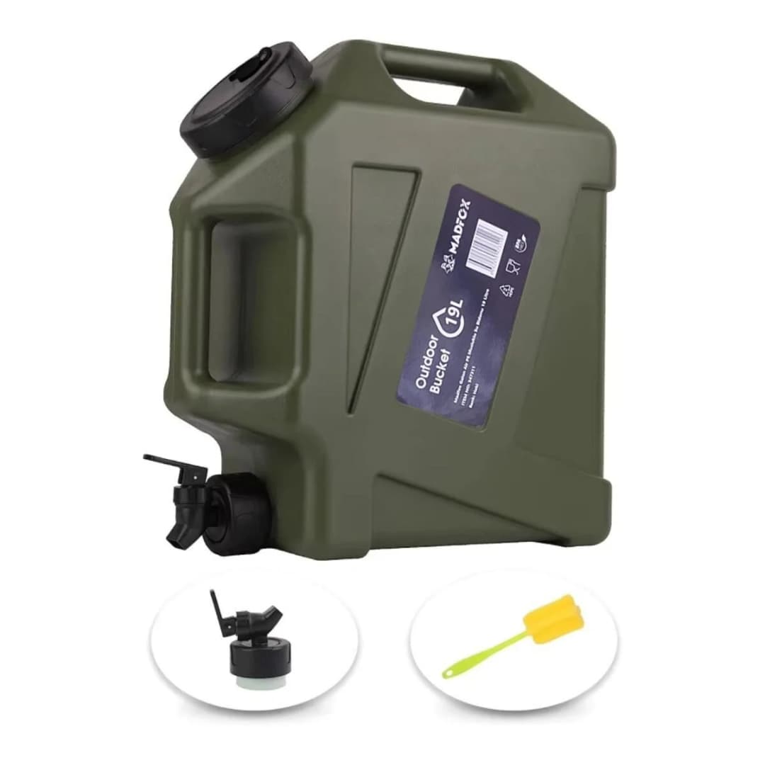 Madfox Galon Air PE Musluklu Su Bidonu 19 Litre — 2