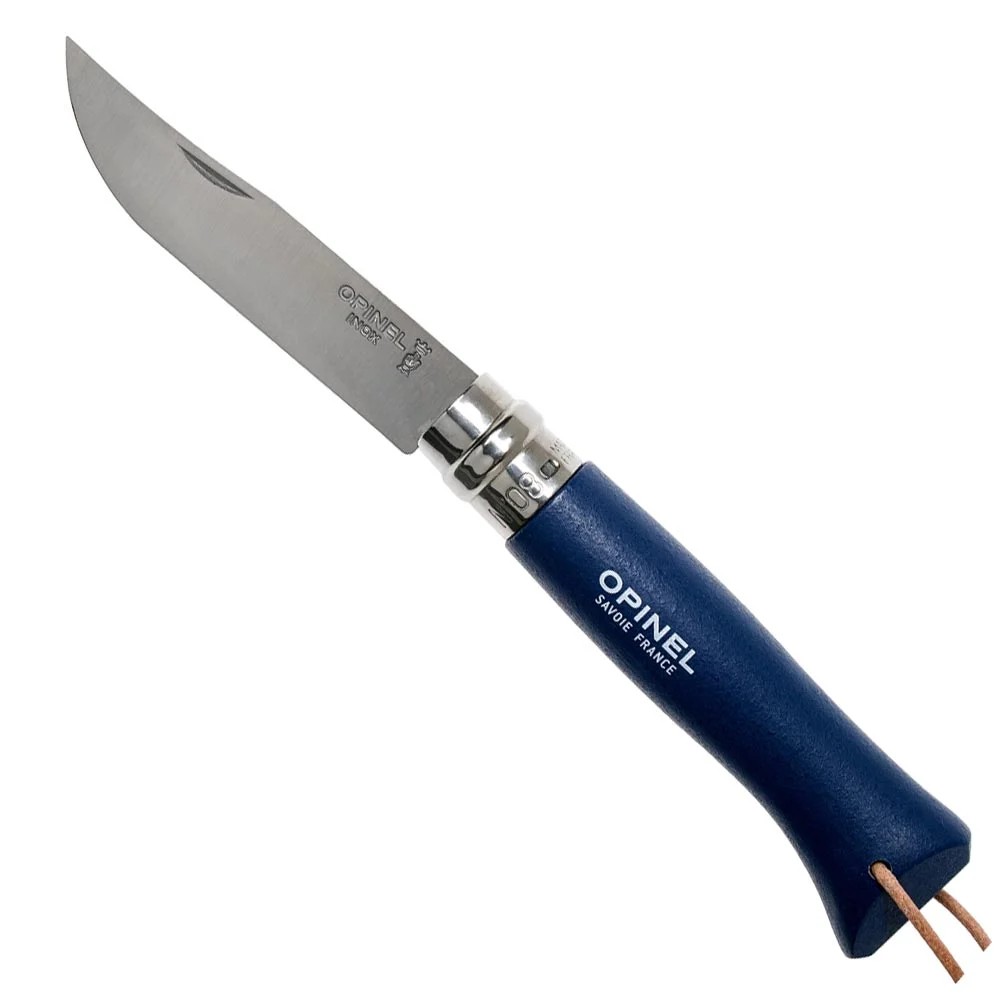 Opinel Inox Trekking 8 No Paslanmaz Çelik Çakı (Mavi)