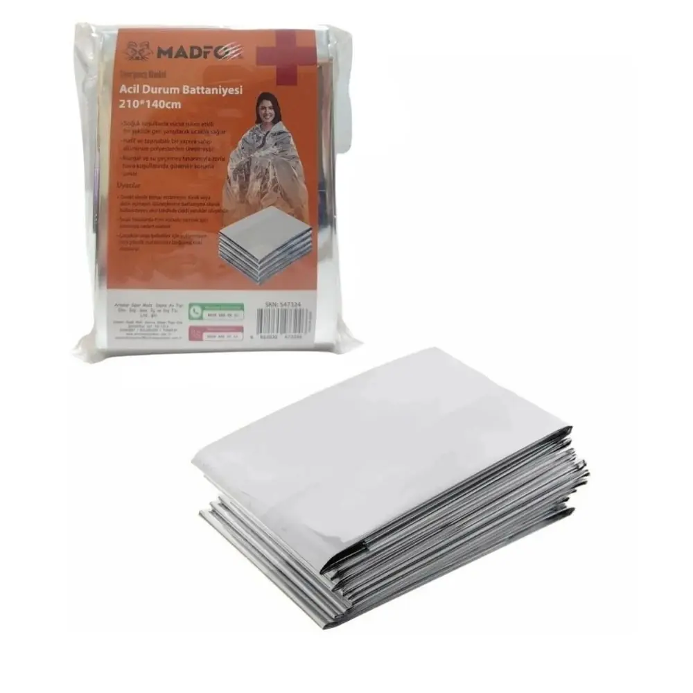 Madfox Emergency Blanket Acil Durum Battaniyesi 210*140cm — 1