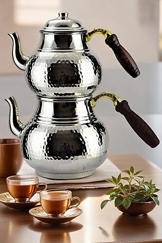 Bakır Model Aluminyum Çaydanlık Büyük