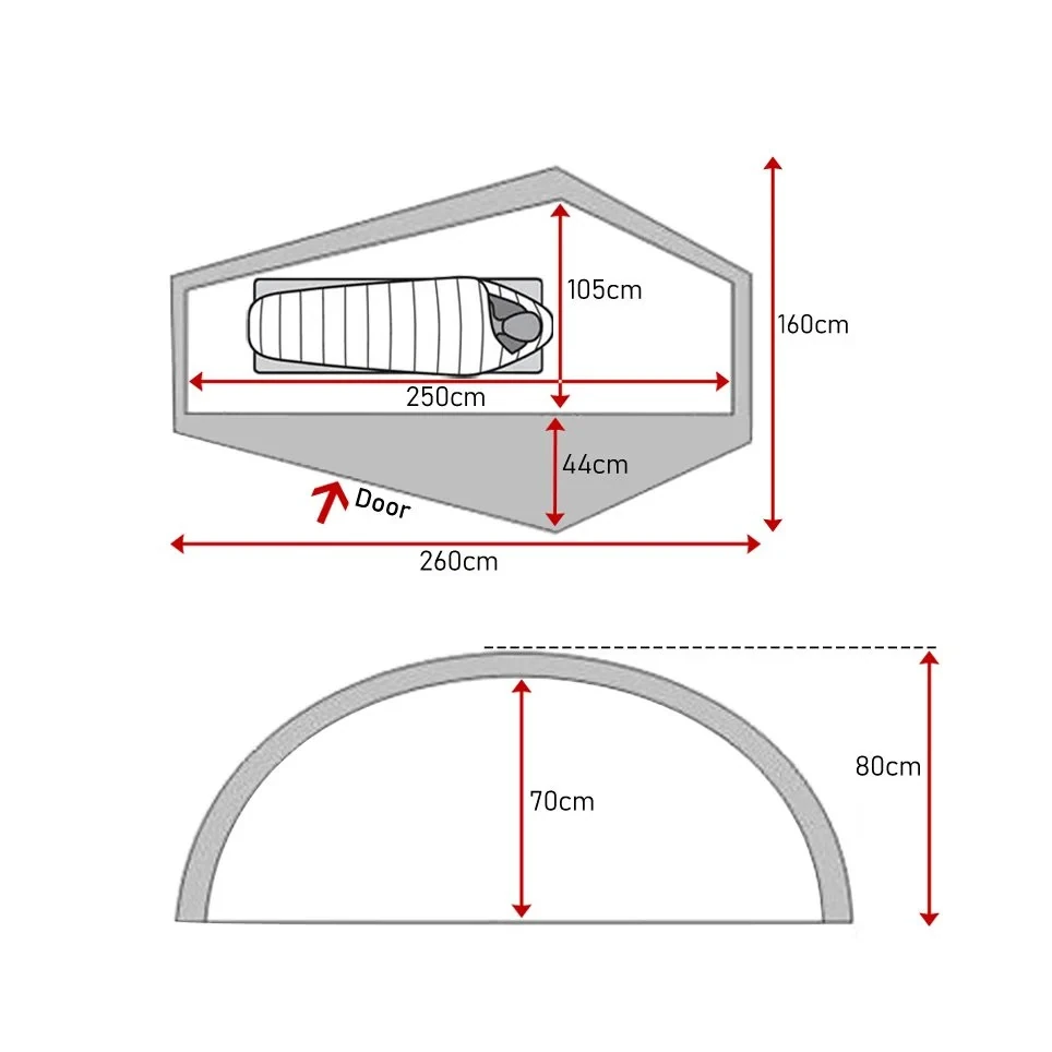 Evolite Summit Pro Çadır Sun Fresh UPF80