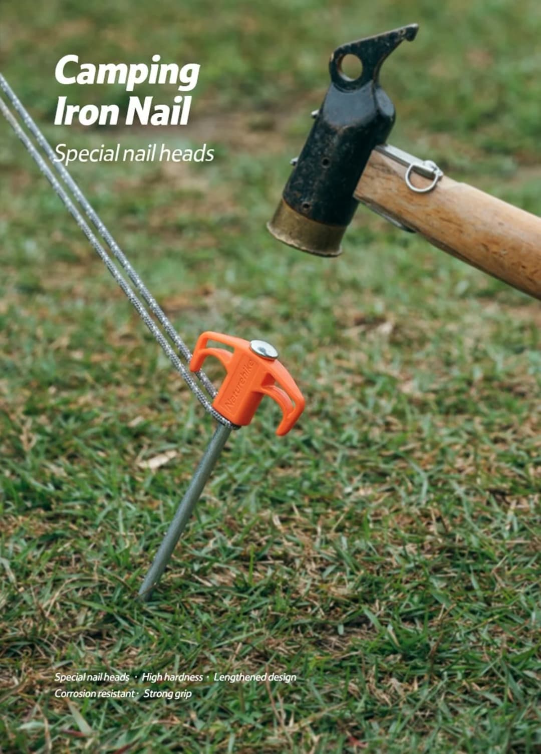 Naturehike Çadır Kazığı 25cm ( Galvanizli Demir ) (2Pcs) — 7