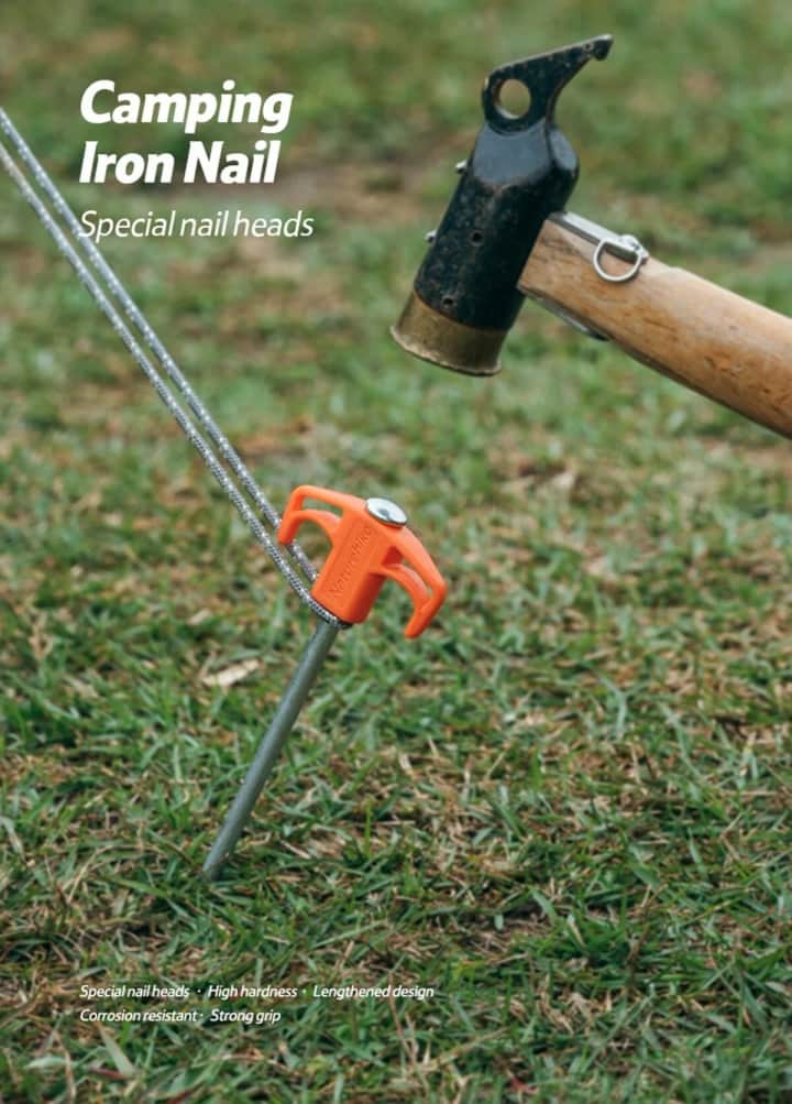 Naturehike Çadır Kazığı 25cm ( Galvanizli Demir ) (2Pcs) — 7