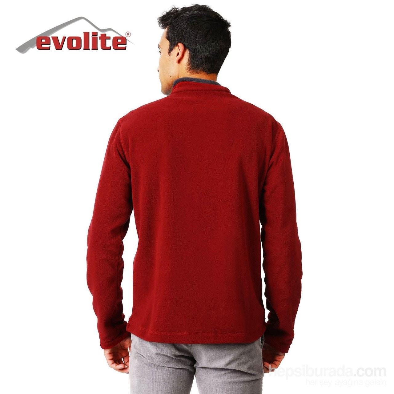 Evolite Fuga Bay Mikro Polar Sweater - Bordo