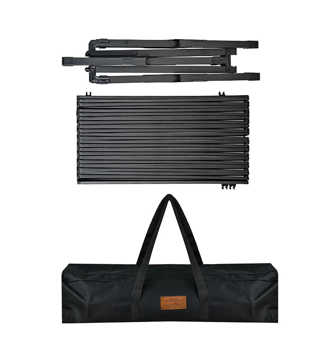 CAMPFESTO Campmaster Black Katlanabilir Kamp Masası 150x70 cm — 6