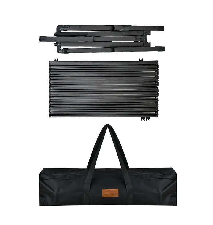 CAMPFESTO Campmaster Black Katlanabilir Kamp Masası 150x70 cm — 6