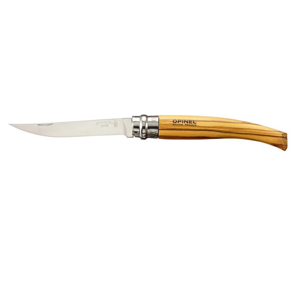 Opinel Inox 10 No Ahşap Kutulu Zeytin Saplı Fleto Çakı — 2